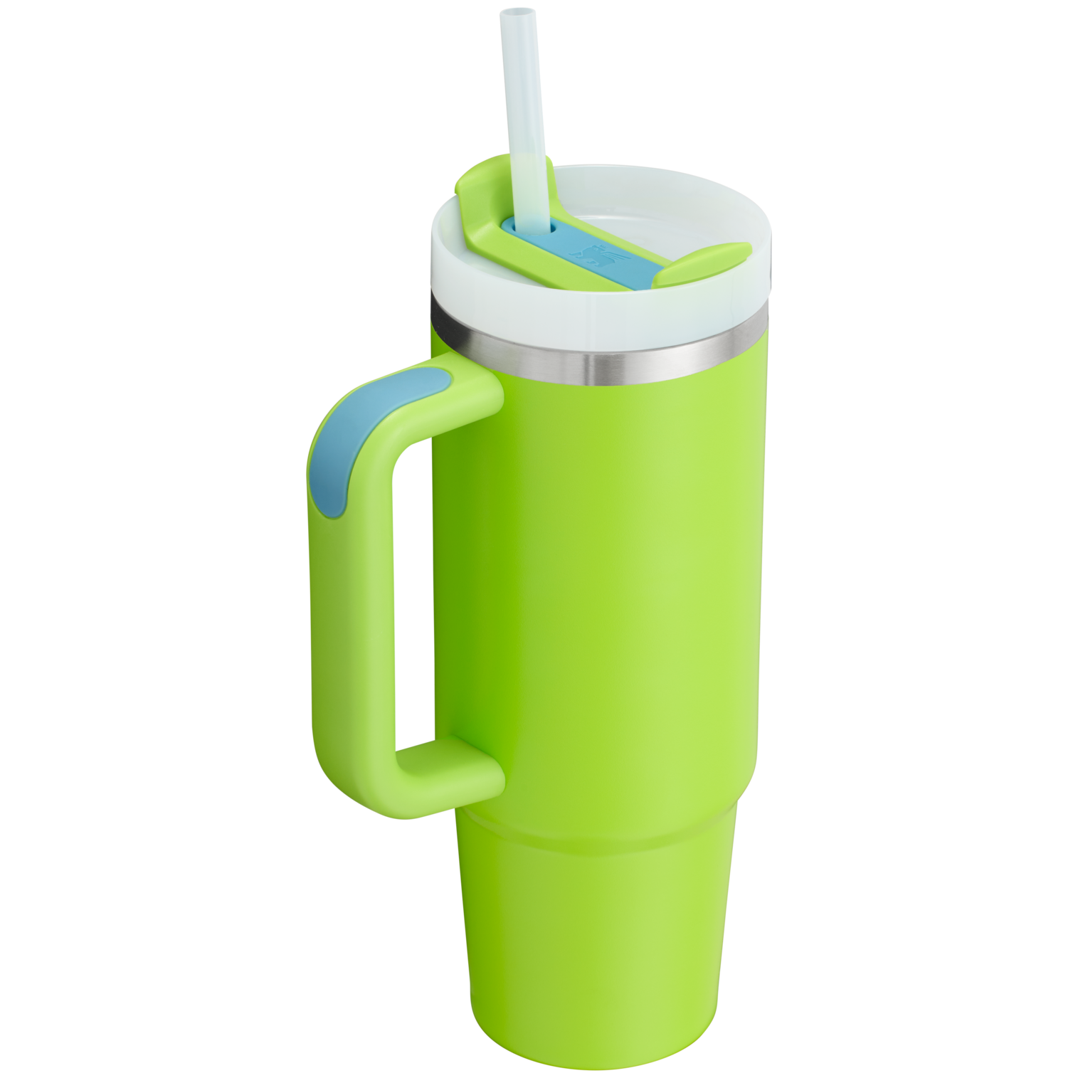Splash-Resistant FlowState The Quencher H2.0 Flowstate Tumbler D051L - Double-Wall Vacuum Insulated Travel Tumbler with Straw Detail
