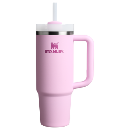Splash-Resistant FlowState The Quencher H2.0 Flowstate Tumbler D051L - Double-Wall Vacuum Insulated Travel Tumbler with Straw Detail