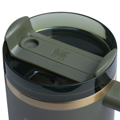 Splash-Resistant FlowState The Quencher H2.0 Flowstate Tumbler D051L - Double-Wall Vacuum Insulated Travel Tumbler with Straw Detail