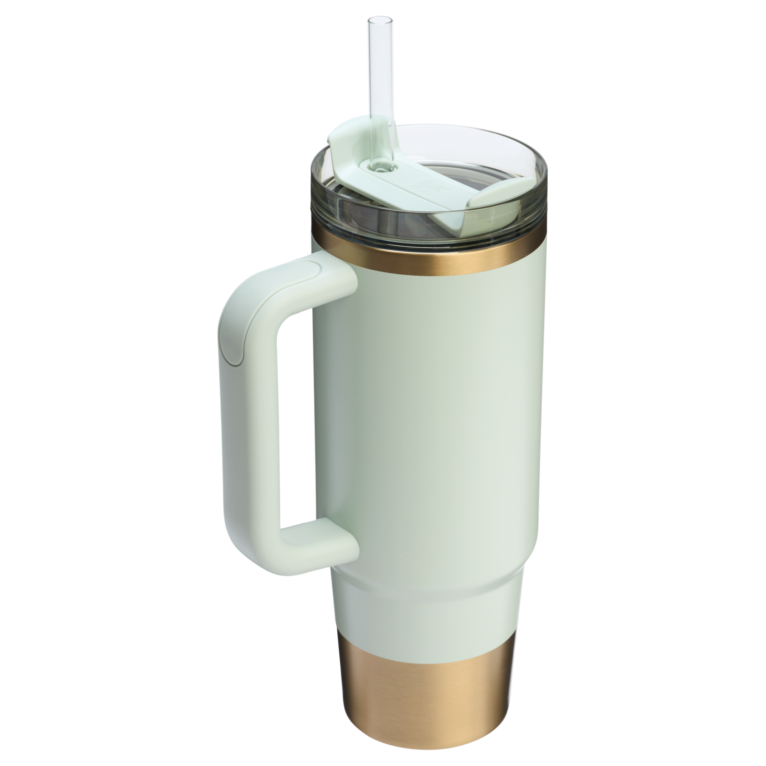 Splash-Resistant FlowState The Quencher H2.0 Flowstate Tumbler D051L - Double-Wall Vacuum Insulated Travel Tumbler with Straw Detail