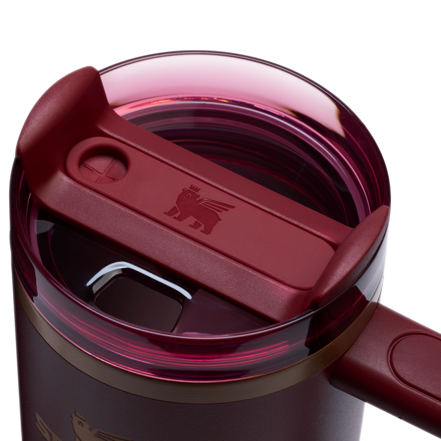 Splash-Resistant FlowState The Quencher H2.0 Flowstate Tumbler D051L - Double-Wall Vacuum Insulated Travel Tumbler with Straw Detail