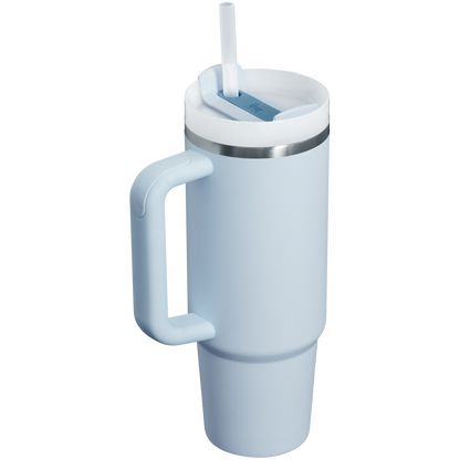 Splash-Resistant FlowState The Quencher H2.0 Flowstate Tumbler D051L - Double-Wall Vacuum Insulated Travel Tumbler with Straw Detail