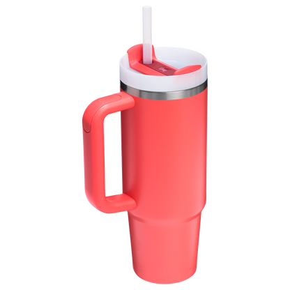 Double-Wall Vacuum The Quencher H2.0 Flowstate Tumbler D030T - Double-Wall Vacuum Insulated Travel Tumbler with Straw Detail