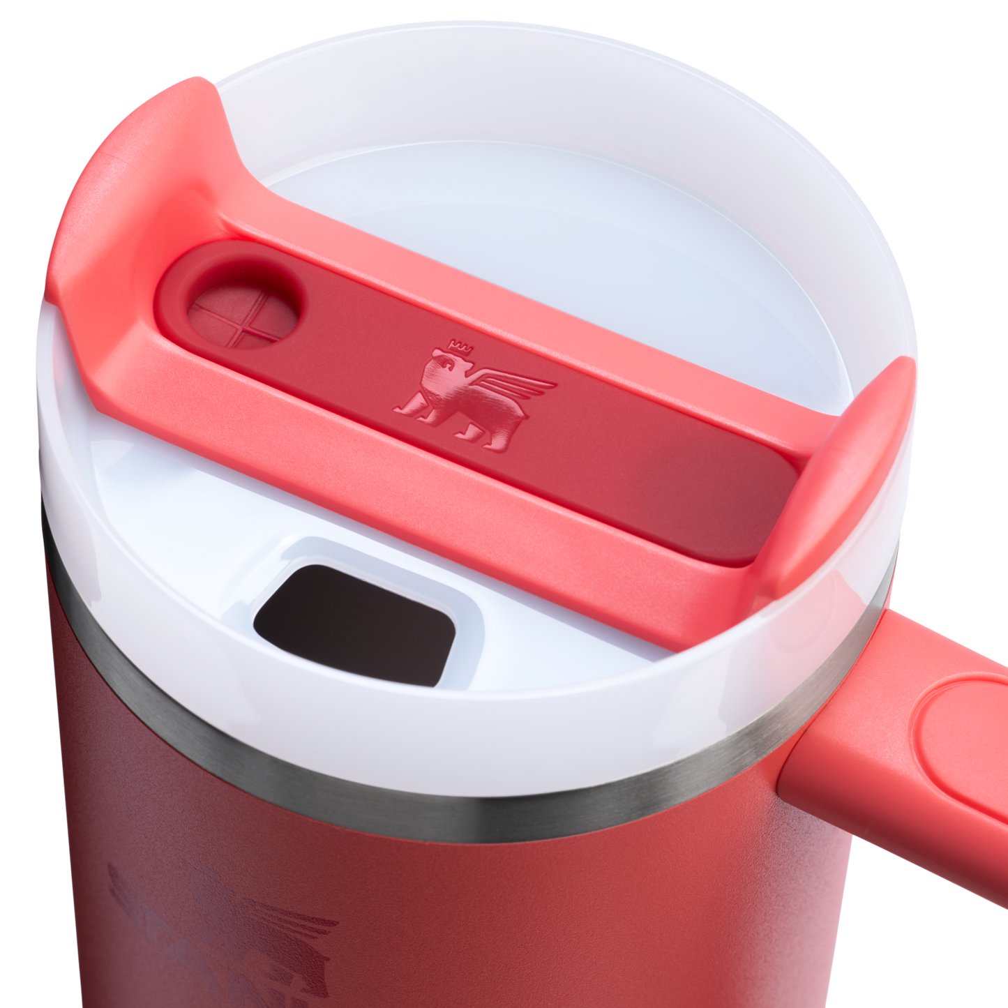 Splash-Resistant FlowState The Quencher H2.0 Flowstate Tumbler D051L - Double-Wall Vacuum Insulated Travel Tumbler with Straw Detail