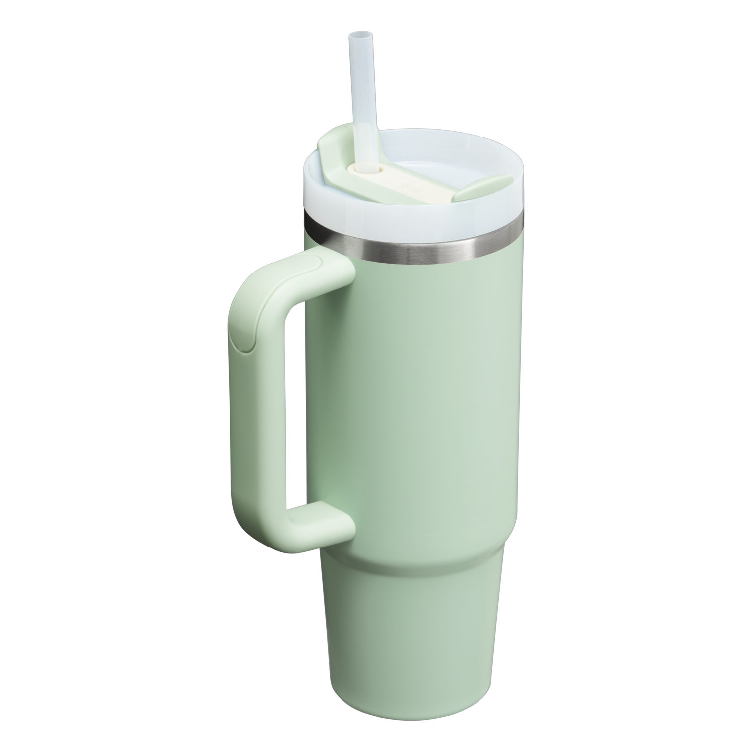 Splash-Resistant FlowState The Quencher H2.0 Flowstate Tumbler D051L - Double-Wall Vacuum Insulated Travel Tumbler with Straw Detail