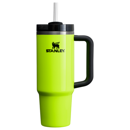 Splash-Resistant FlowState The Quencher H2.0 Flowstate Tumbler D051L - Double-Wall Vacuum Insulated Travel Tumbler with Straw Detail