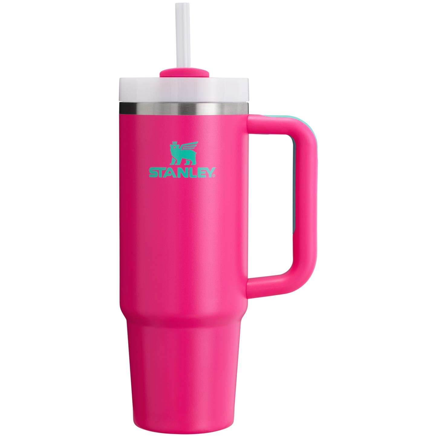 Splash-Resistant FlowState The Quencher H2.0 Flowstate Tumbler D051L - Double-Wall Vacuum Insulated Travel Tumbler with Straw Detail