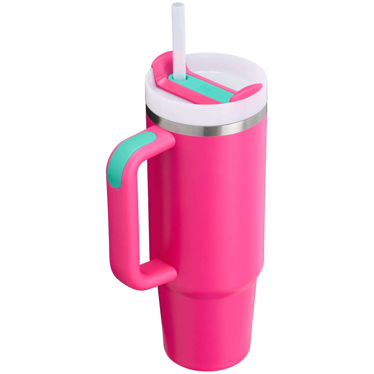 Splash-Resistant FlowState The Quencher H2.0 Flowstate Tumbler D051L - Double-Wall Vacuum Insulated Travel Tumbler with Straw Detail