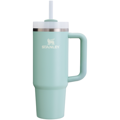 Splash-Resistant FlowState The Quencher H2.0 Flowstate Tumbler D051L - Double-Wall Vacuum Insulated Travel Tumbler with Straw Detail