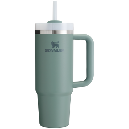 Splash-Resistant FlowState The Quencher H2.0 Flowstate Tumbler D051L - Double-Wall Vacuum Insulated Travel Tumbler with Straw Detail