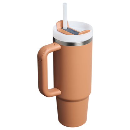 Double-Wall Vacuum The Quencher H2.0 Flowstate Tumbler D030T - Double-Wall Vacuum Insulated Travel Tumbler with Straw Detail