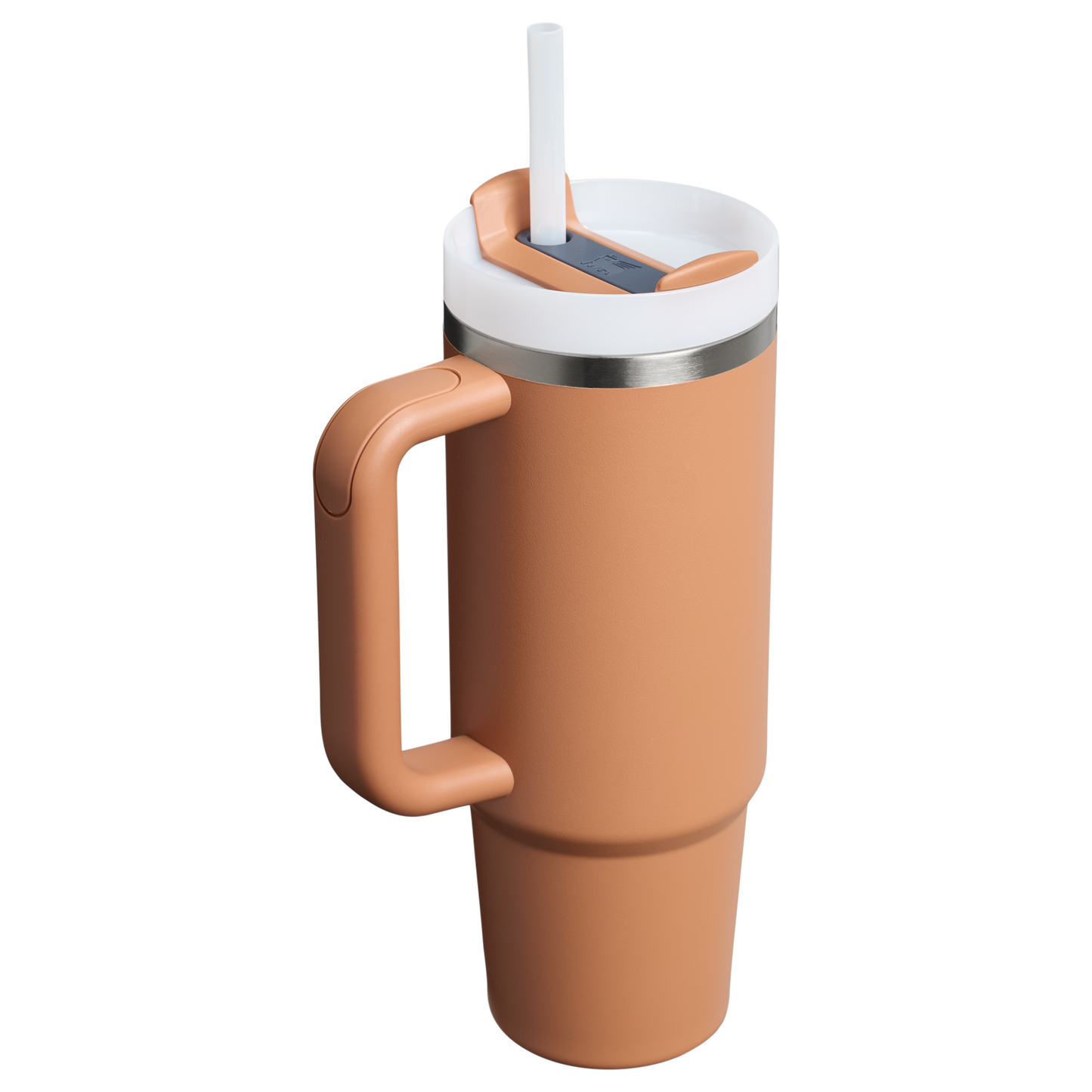 Splash-Resistant FlowState The Quencher H2.0 Flowstate Tumbler D051L - Double-Wall Vacuum Insulated Travel Tumbler with Straw Detail