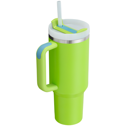 Large Capacity The Quencher H2.0 Flowstate Tumbler D050X - Double-Wall Vacuum Insulated Travel Tumbler with Straw Detail