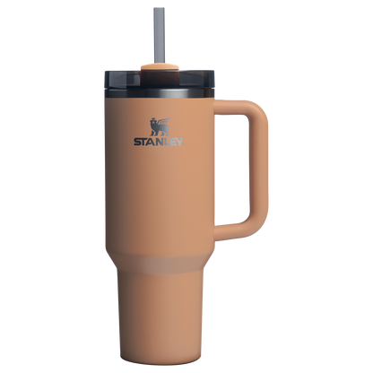 Splash-Resistant FlowState The Quencher H2.0 Flowstate Tumbler D051L - Double-Wall Vacuum Insulated Travel Tumbler with Straw Detail