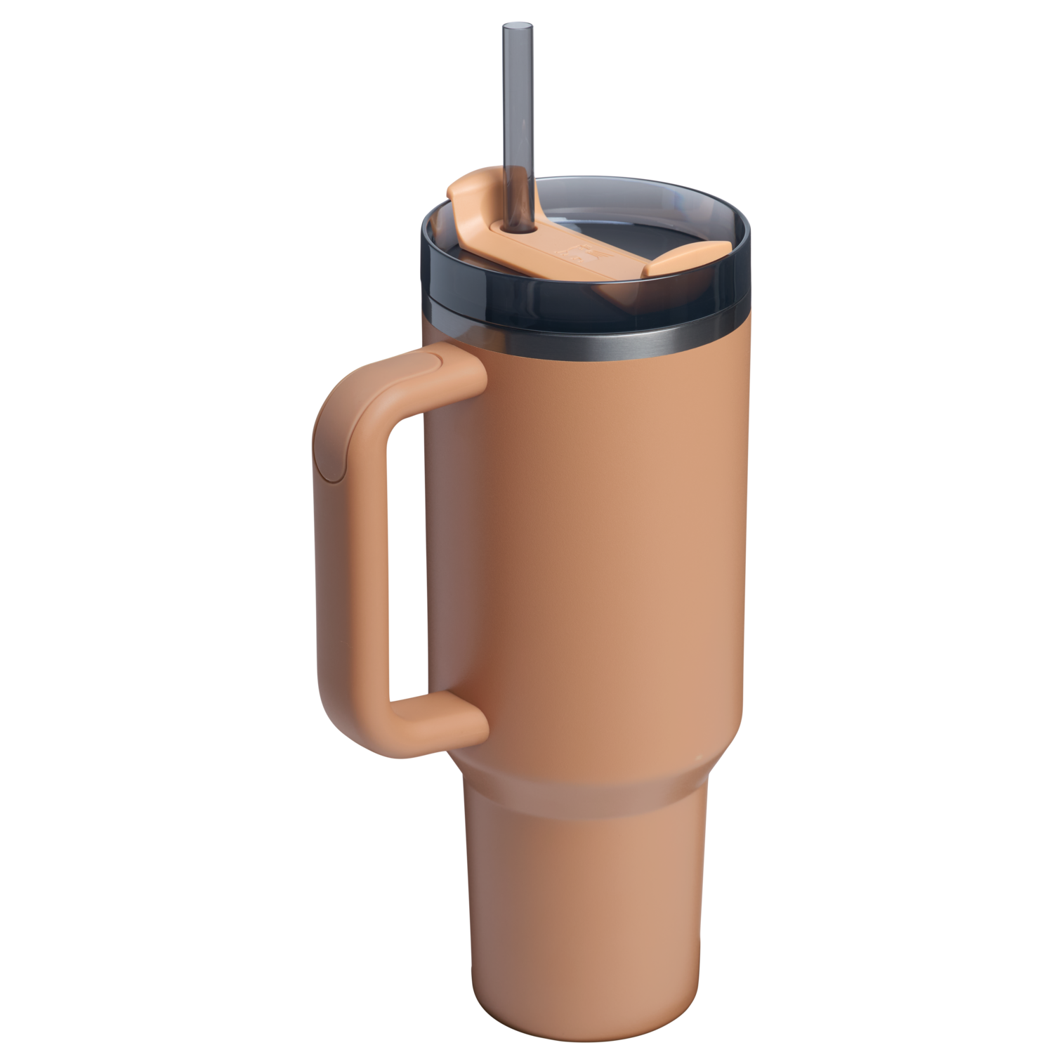 Splash-Resistant FlowState The Quencher H2.0 Flowstate Tumbler D051L - Double-Wall Vacuum Insulated Travel Tumbler with Straw Detail