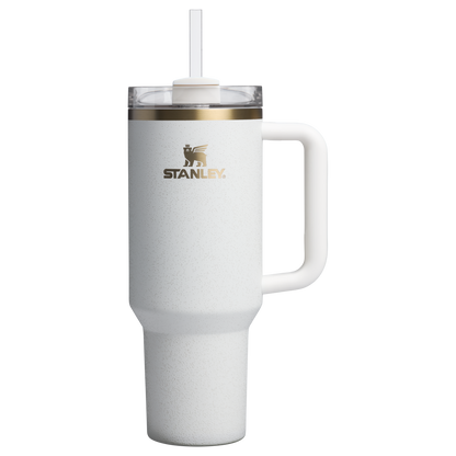 Splash-Resistant FlowState The Quencher H2.0 Flowstate Tumbler D051L - Double-Wall Vacuum Insulated Travel Tumbler with Straw Detail