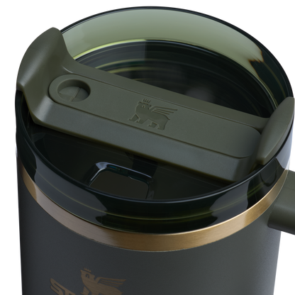 Double-Wall Vacuum The Quencher H2.0 Flowstate Tumbler  | Stanley Create D332L - Double-Wall Vacuum Insulated Travel Tumbler with Straw Detail
