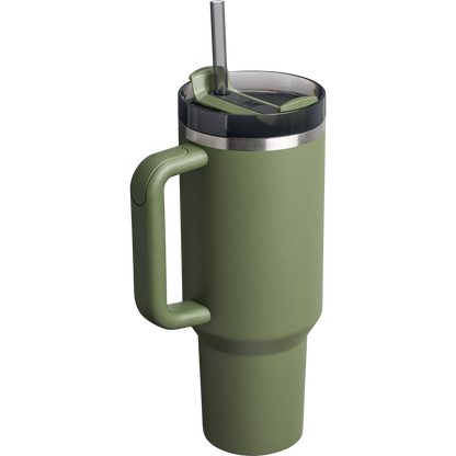 Double-Wall Vacuum The Quencher H2.0 Flowstate Tumbler  | Stanley Create D332L - Double-Wall Vacuum Insulated Travel Tumbler with Straw Detail