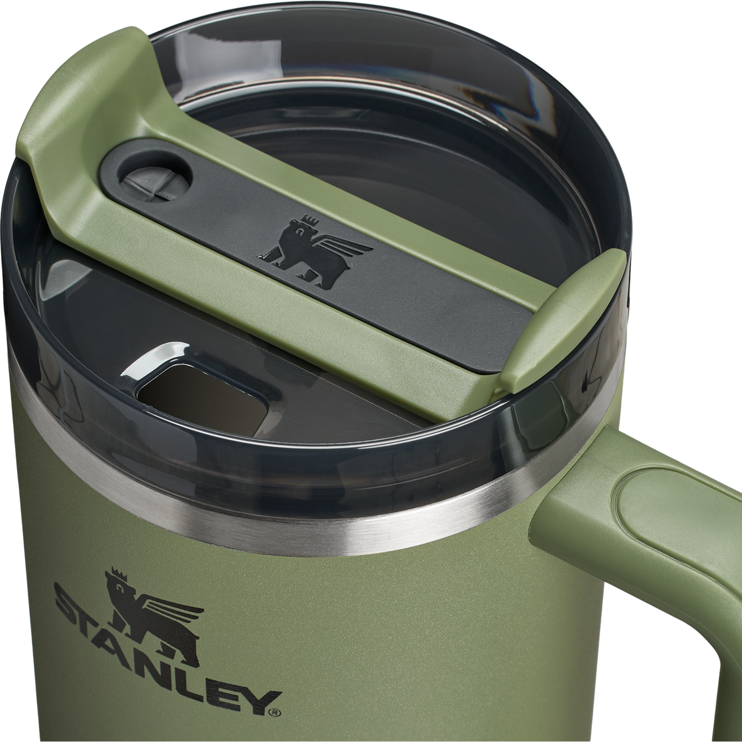 Double-Wall Vacuum The Quencher H2.0 Flowstate Tumbler  | Stanley Create D332L - Double-Wall Vacuum Insulated Travel Tumbler with Straw Detail