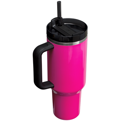 Large Capacity The Quencher H2.0 Flowstate Tumbler D050X - Double-Wall Vacuum Insulated Travel Tumbler with Straw Detail