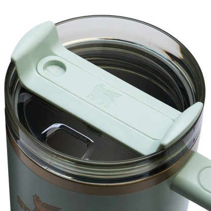 Double-Wall Vacuum The Quencher H2.0 Flowstate Tumbler  | Stanley Create D332L - Double-Wall Vacuum Insulated Travel Tumbler with Straw Detail