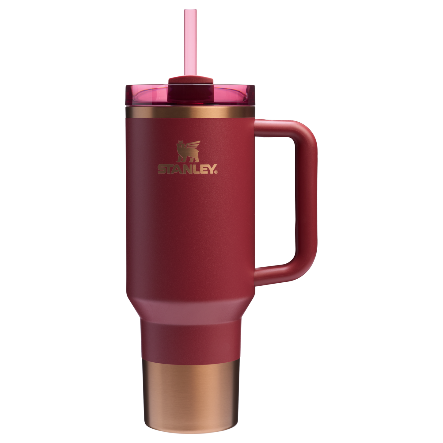 Double-Wall Vacuum The Quencher H2.0 Flowstate Tumbler  | Stanley Create D332L - Double-Wall Vacuum Insulated Travel Tumbler with Straw Detail