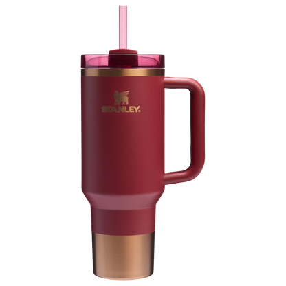 Double-Wall Vacuum The Quencher H2.0 Flowstate Tumbler  | Stanley Create D332L - Double-Wall Vacuum Insulated Travel Tumbler with Straw Detail