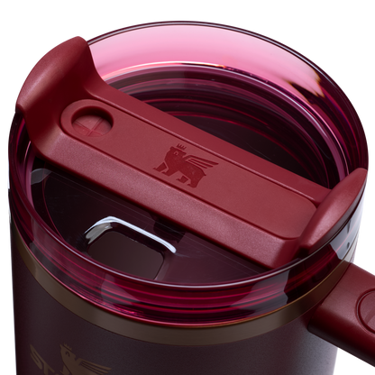 Double-Wall Vacuum The Quencher H2.0 Flowstate Tumbler  | Stanley Create D332L - Double-Wall Vacuum Insulated Travel Tumbler with Straw Detail