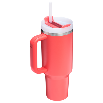 Large Capacity The Quencher H2.0 Flowstate Tumbler D050X - Double-Wall Vacuum Insulated Travel Tumbler with Straw Detail
