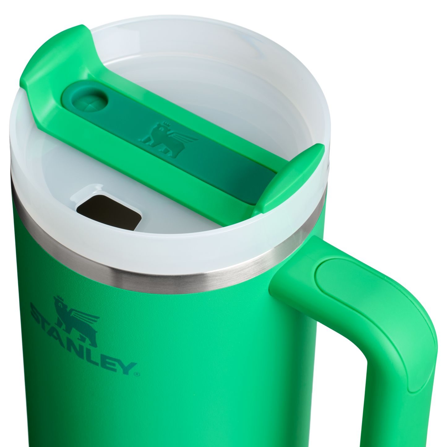 Double-Wall Vacuum The Quencher H2.0 Flowstate Tumbler  | Stanley Create D332L - Double-Wall Vacuum Insulated Travel Tumbler with Straw Detail
