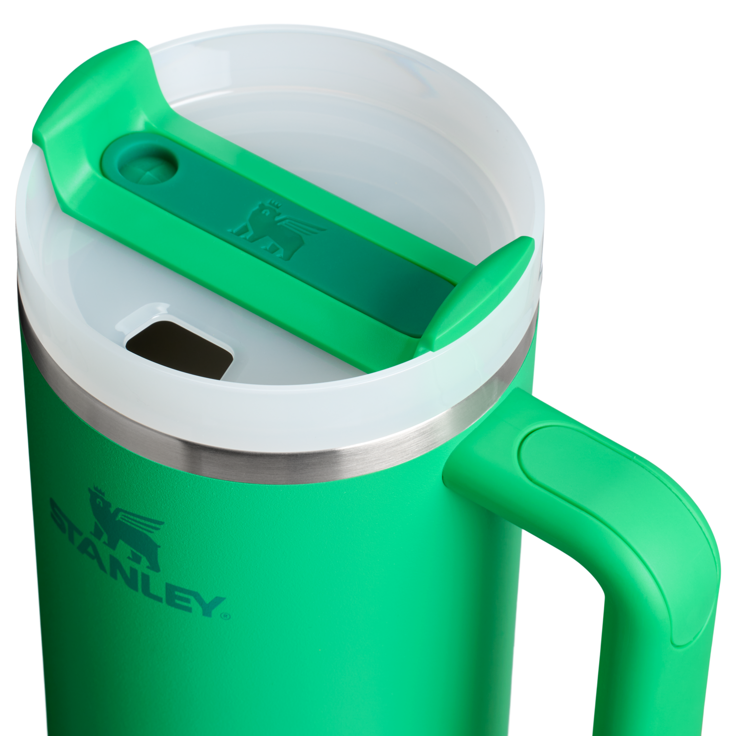 Double-Wall Vacuum The Quencher H2.0 Flowstate Tumbler  | Stanley Create D332L - Double-Wall Vacuum Insulated Travel Tumbler with Straw Detail