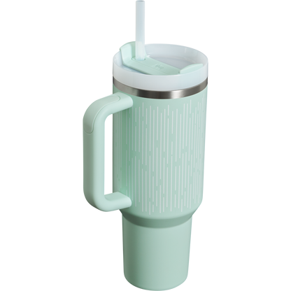 Large Capacity The Quencher H2.0 Flowstate Tumbler D050X - Double-Wall Vacuum Insulated Travel Tumbler with Straw Detail