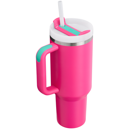 Large Capacity The Quencher H2.0 Flowstate Tumbler D050X - Double-Wall Vacuum Insulated Travel Tumbler with Straw Detail