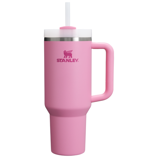Double-Wall Vacuum The Quencher H2.0 Flowstate Tumbler  | Stanley Create D332L - Double-Wall Vacuum Insulated Travel Tumbler with Straw - Peony