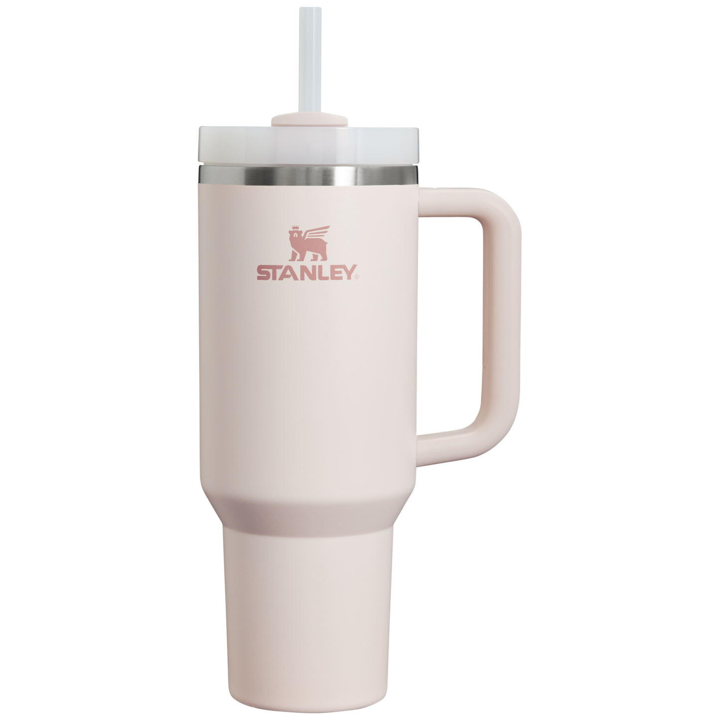 Double-Wall Vacuum The Quencher H2.0 Flowstate Tumbler  | Stanley Create D332L - Double-Wall Vacuum Insulated Travel Tumbler with Straw - Rose Quartz 2.0