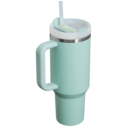 Large Capacity The Quencher H2.0 Flowstate Tumbler D050X - Double-Wall Vacuum Insulated Travel Tumbler with Straw Detail
