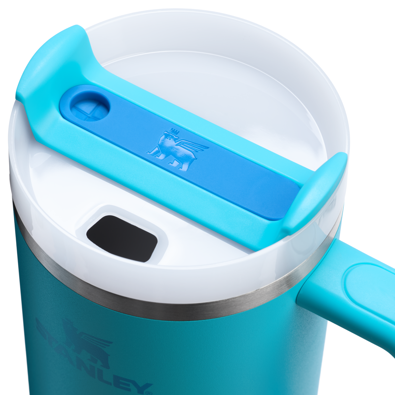 Double-Wall Vacuum The Quencher H2.0 Flowstate Tumbler  | Stanley Create D332L - Double-Wall Vacuum Insulated Travel Tumbler with Straw Detail