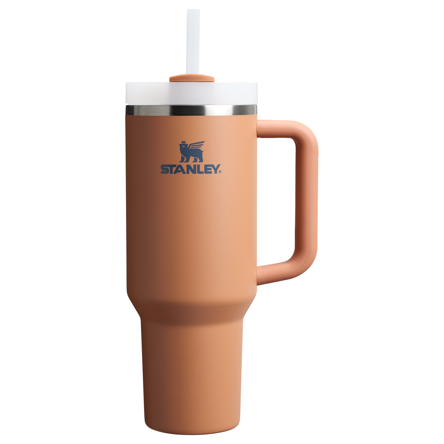 Large Capacity The Quencher H2.0 Flowstate Tumbler D050X - Double-Wall Vacuum Insulated Travel Tumbler with Straw - Toast