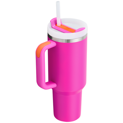 Large Capacity The Quencher H2.0 Flowstate Tumbler D050X - Double-Wall Vacuum Insulated Travel Tumbler with Straw Detail