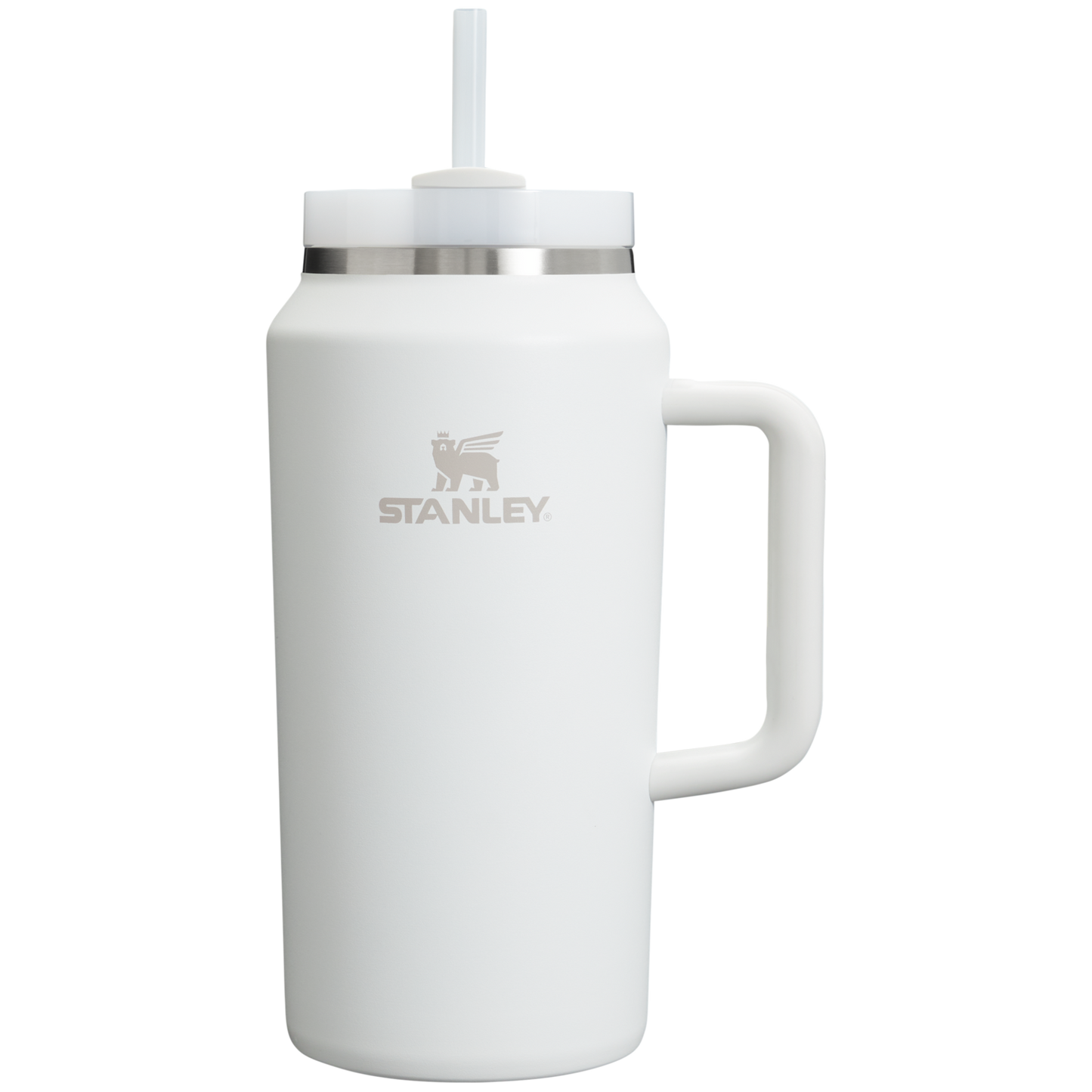 Car-Cup Friendly The Quencher H2.0 Flowstate Tumbler D033Q - Double-Wall Vacuum Insulated Travel Tumbler with Straw - Frost