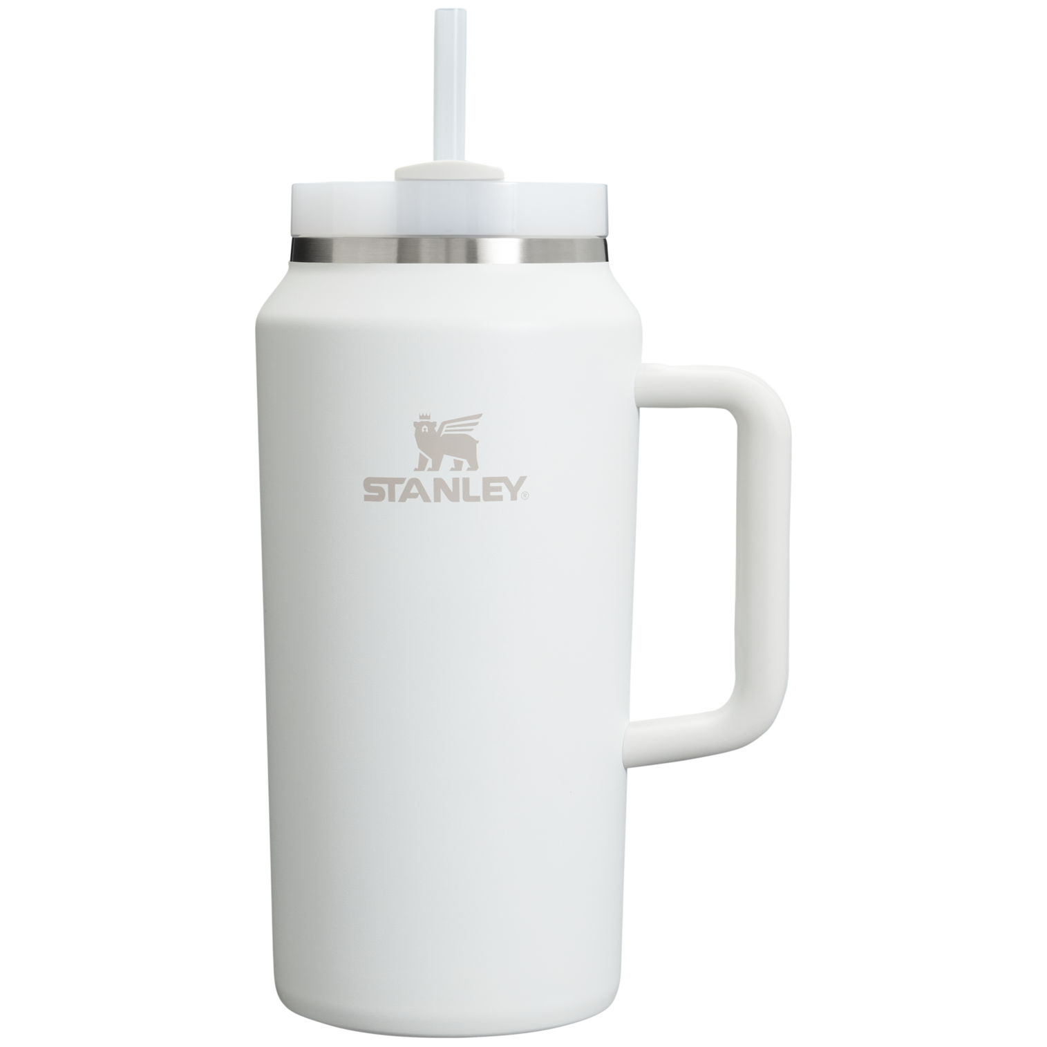 Car-Cup Friendly The Quencher H2.0 Flowstate Tumbler D365U - Double-Wall Vacuum Insulated Travel Tumbler with Straw - Frost