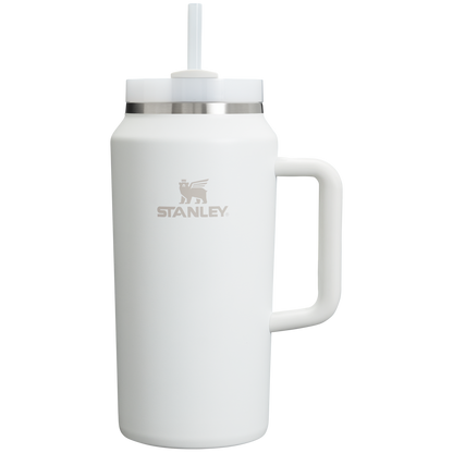 Car-Cup Friendly The Quencher H2.0 Flowstate Tumbler D365U - Double-Wall Vacuum Insulated Travel Tumbler with Straw - Frost