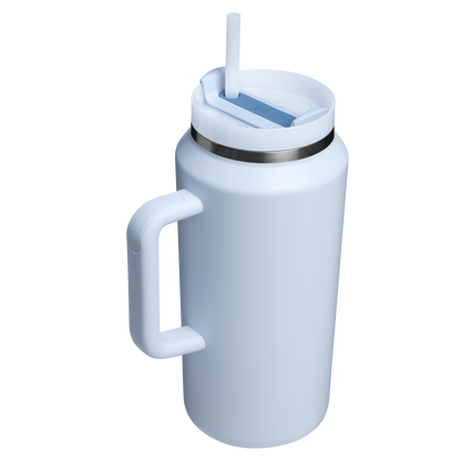 Car-Cup Friendly The Quencher H2.0 Flowstate Tumbler D033Q - Double-Wall Vacuum Insulated Travel Tumbler with Straw Detail