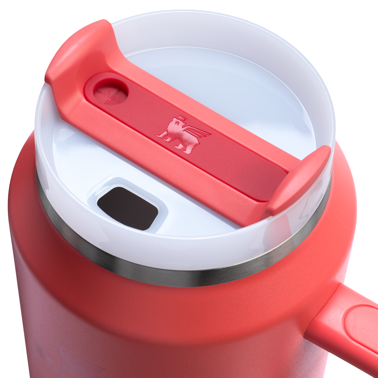 Car-Cup Friendly The Quencher H2.0 Flowstate Tumbler D033Q - Double-Wall Vacuum Insulated Travel Tumbler with Straw Detail