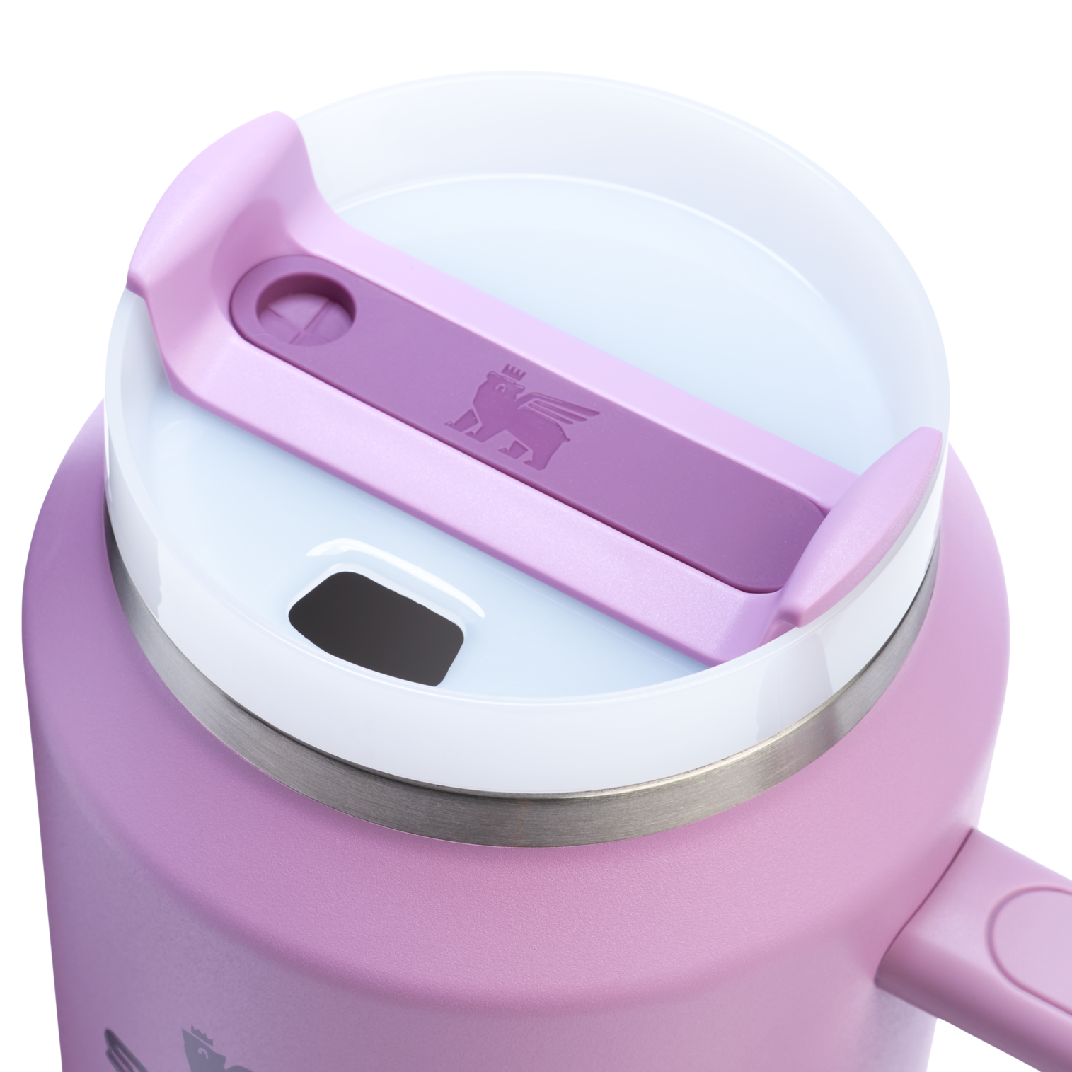 Car-Cup Friendly The Quencher H2.0 Flowstate Tumbler D033Q - Double-Wall Vacuum Insulated Travel Tumbler with Straw Detail