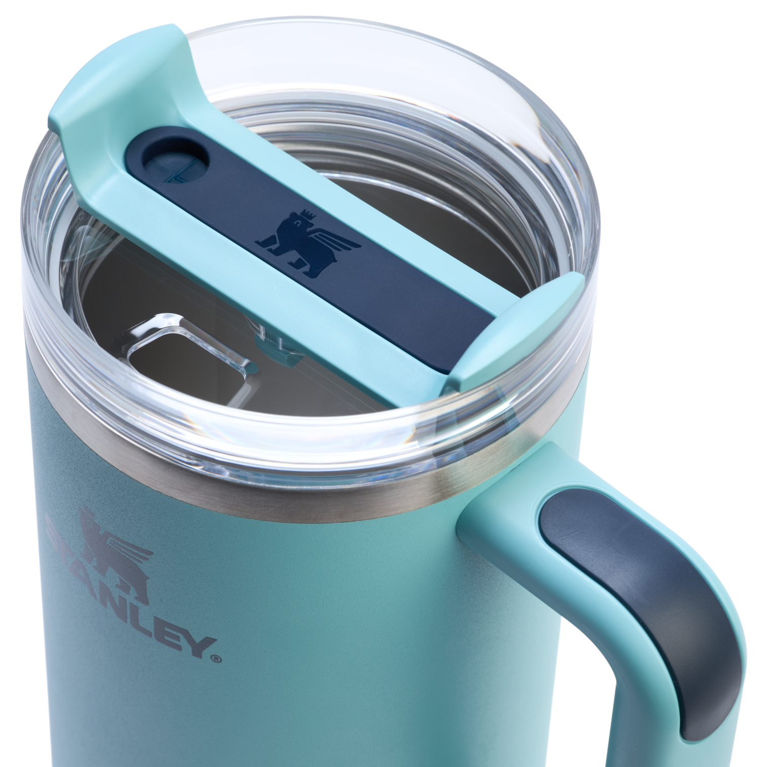 Double-Wall Vacuum The Quencher H2.0 Flowstate Tumbler  | Stanley Create D332L - Double-Wall Vacuum Insulated Travel Tumbler with Straw Detail