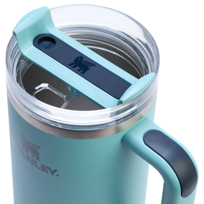 Double-Wall Vacuum The Quencher H2.0 Flowstate Tumbler  | Stanley Create D332L - Double-Wall Vacuum Insulated Travel Tumbler with Straw Detail