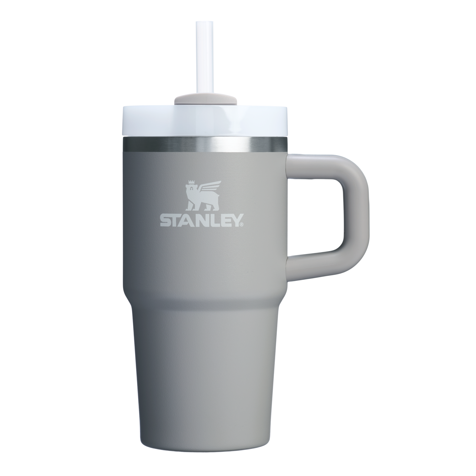 Splash-Resistant FlowState The Quencher H2.O Flowstate Tumbler | Stanley Create D274S - Double-Wall Vacuum Insulated Travel Tumbler with Straw Detail