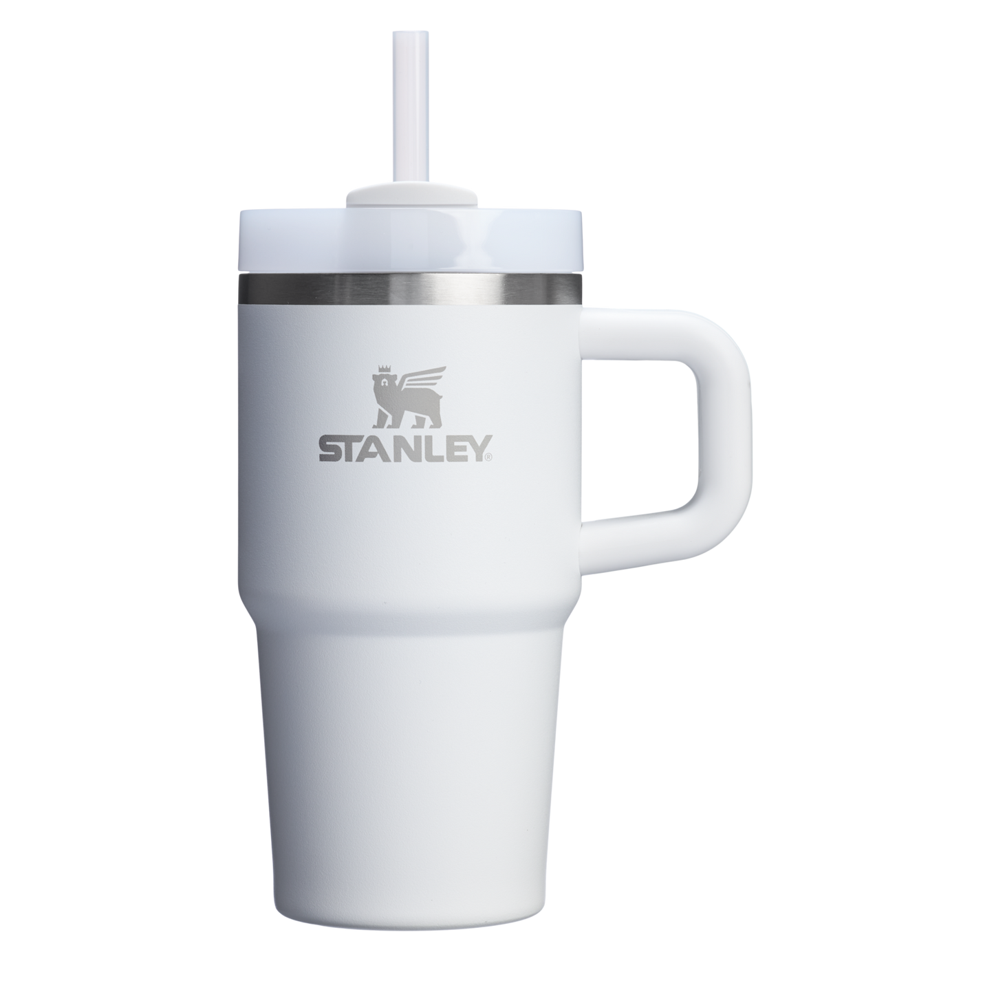 Splash-Resistant FlowState The Quencher H2.O Flowstate Tumbler | Stanley Create D274S - Double-Wall Vacuum Insulated Travel Tumbler with Straw Detail