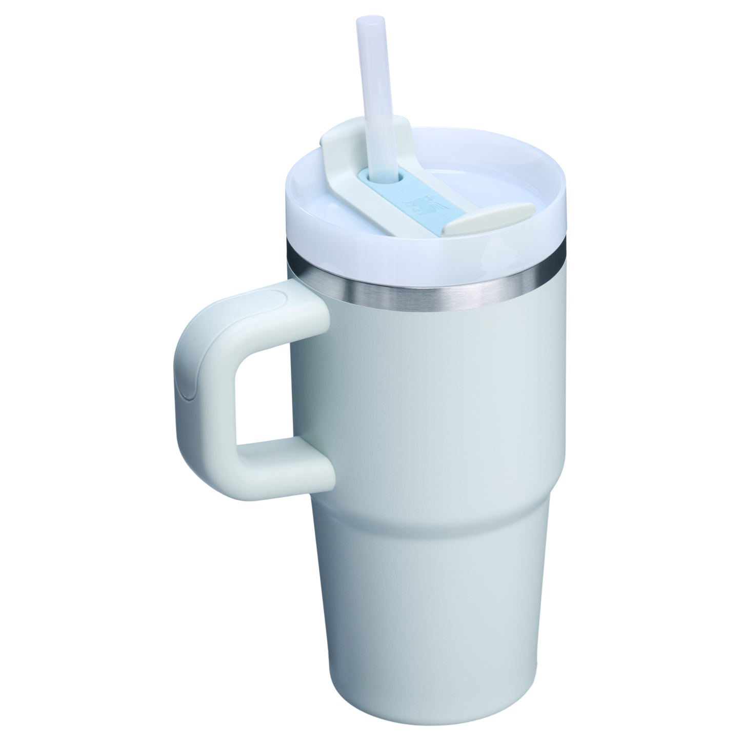 Splash-Resistant FlowState The Quencher H2.O Flowstate Tumbler | Stanley Create D274S - Double-Wall Vacuum Insulated Travel Tumbler with Straw Detail